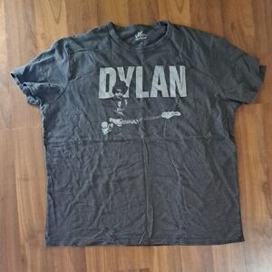 Lucky Brand Bob Dylan Graphic Short-Sleeve Tee - Charcoal Gray